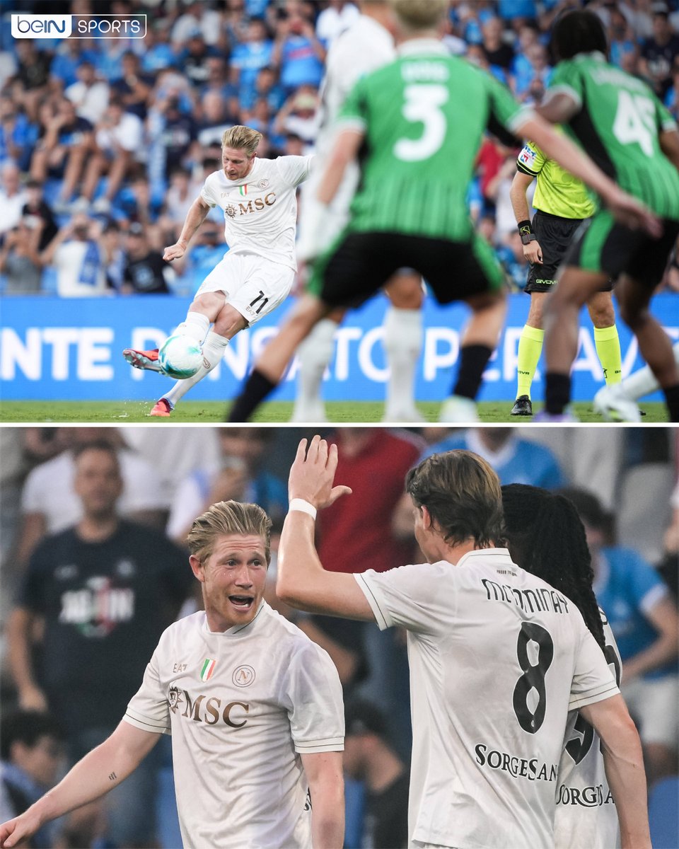 Kevin De Bruyne, Napoli'de Golle Başladı