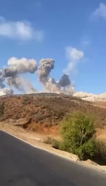İsrail Ordusu Lübnan'a Yoğun Saldırılar Düzenliyor