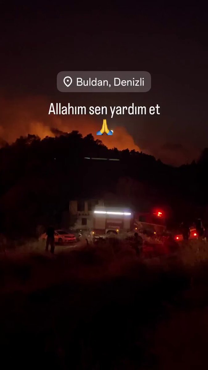 Denizli Buldan'da Yangın Paniği: Yerleşim Yerleri Tehlikede